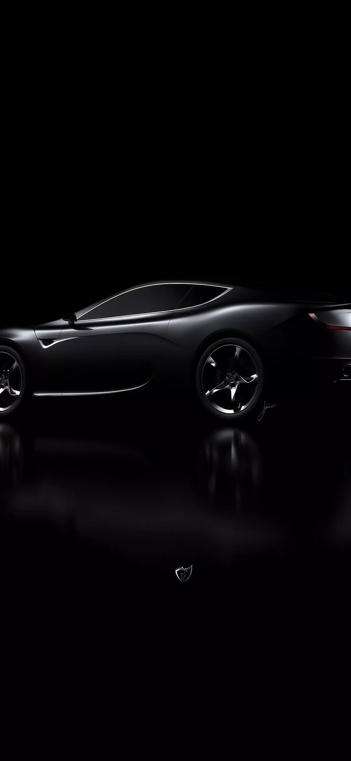 Aston Martin Black Car Dark Wallpaper