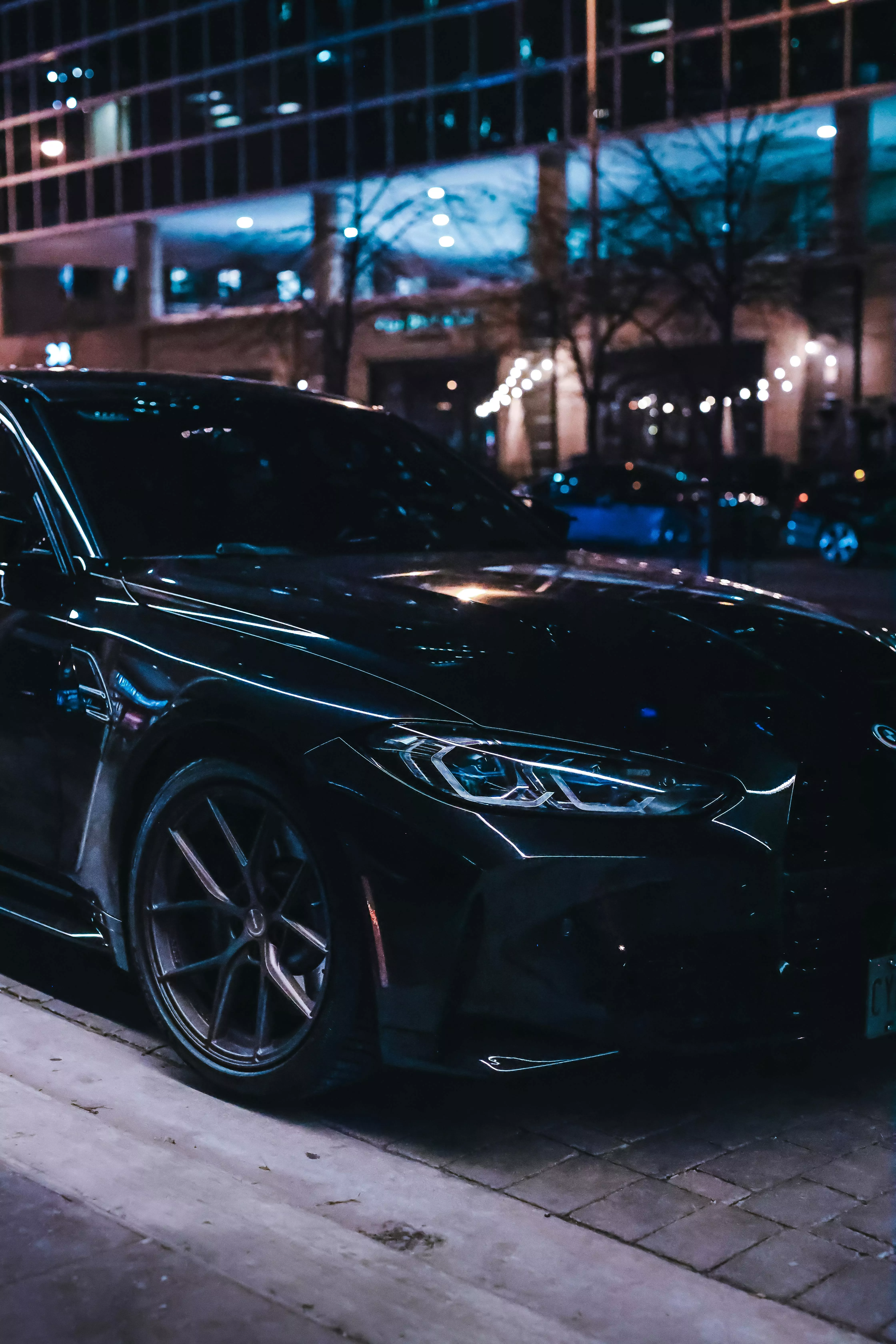 Black Car on a Street · Free