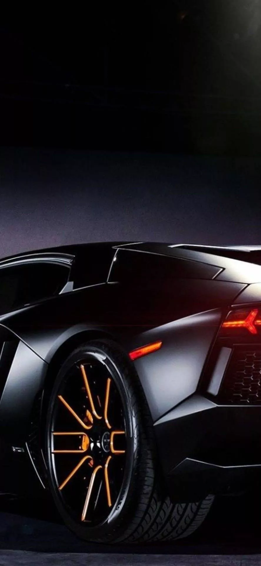 Lamborghini iPhone Black Aesthetic Rear