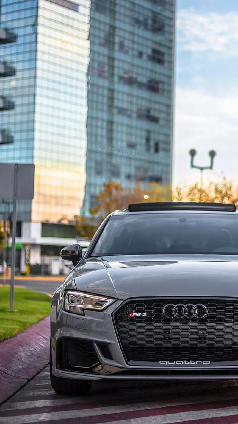 Audi, cool, gray quattro, rs3, HD phone