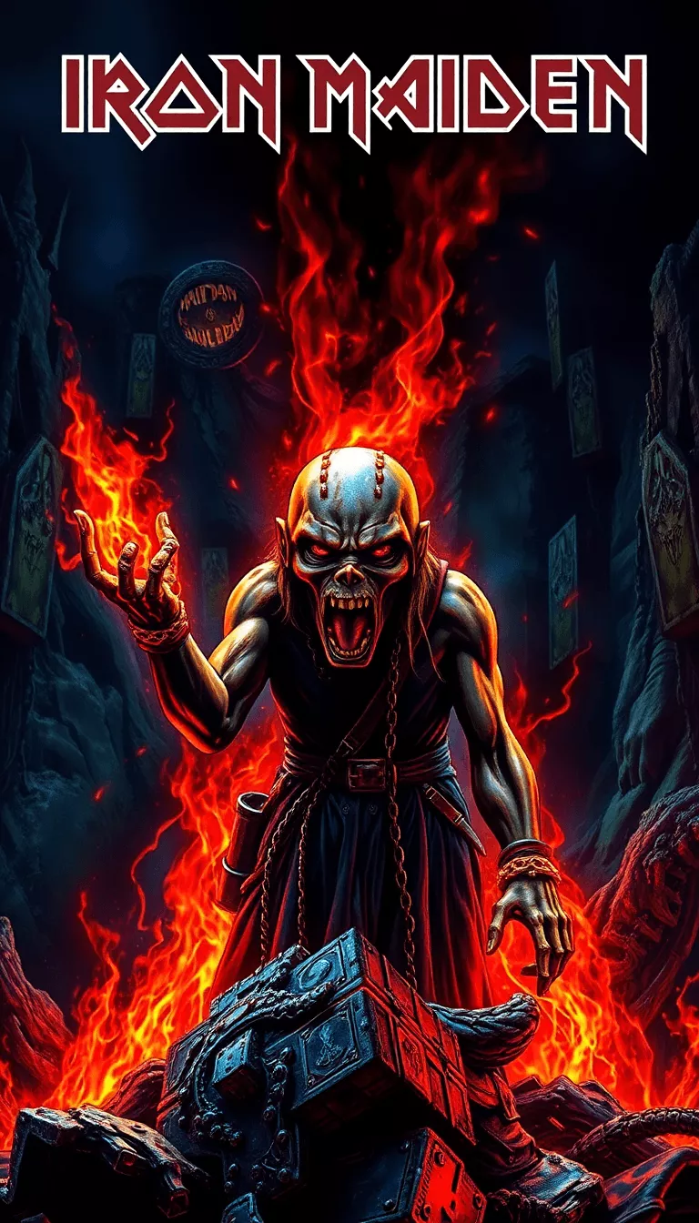 iron maiden wallpaper phone Image