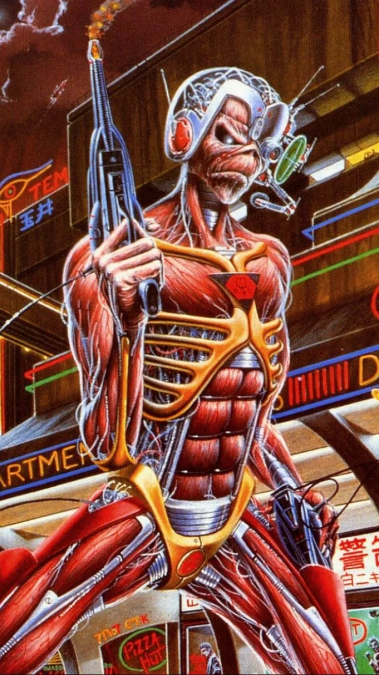 Download Music Iron Maiden Phone Wallpaper