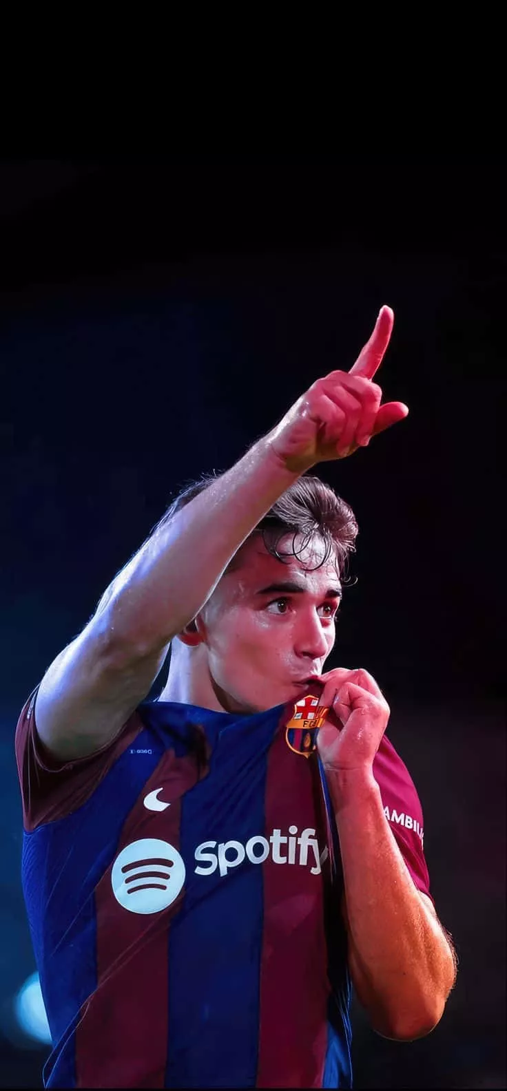 Download Gavi Celebration F C Barcelona