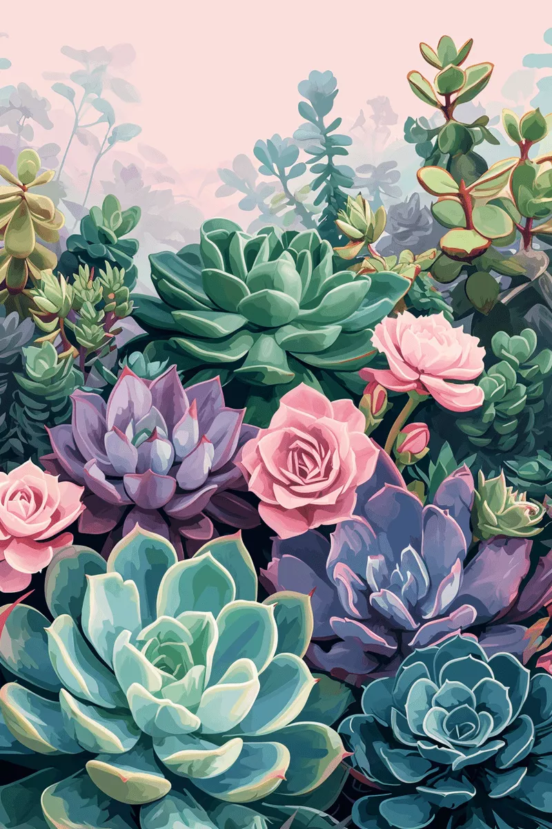 Succulents Plants Digital Image Picture