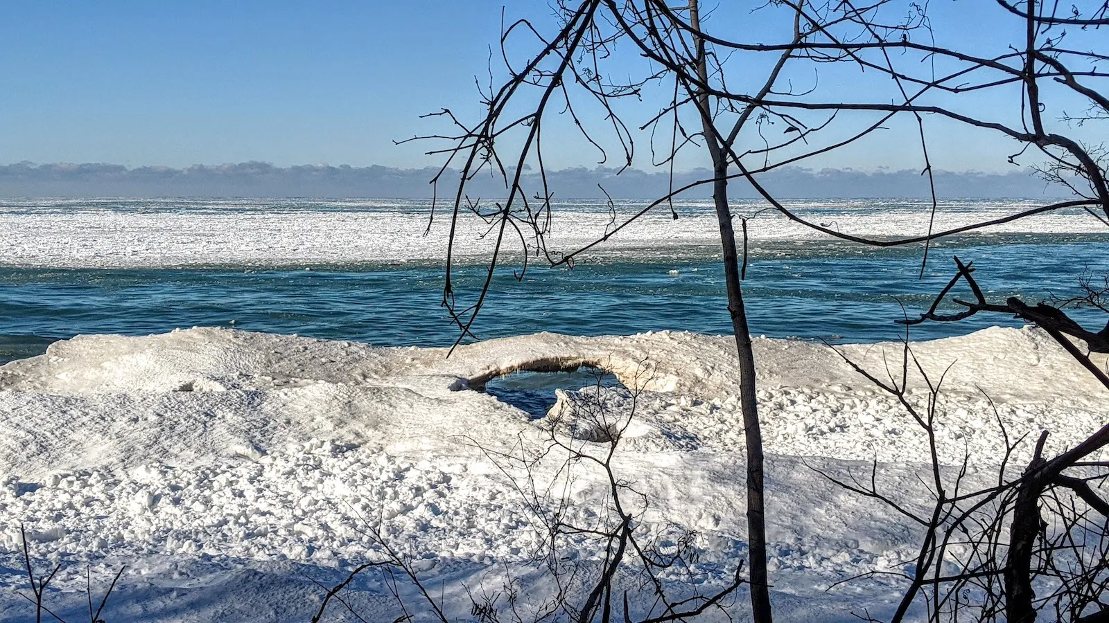 Lake Huron Ice Formations ROADS