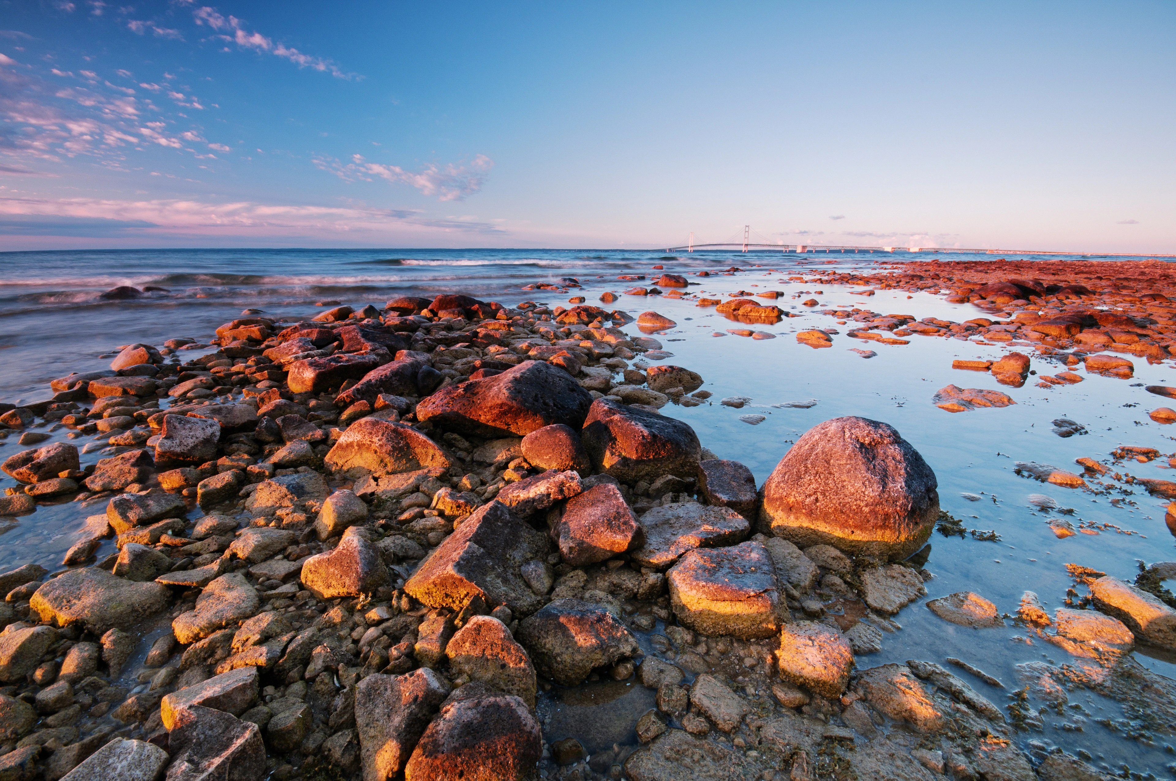 Lake Huron in North America