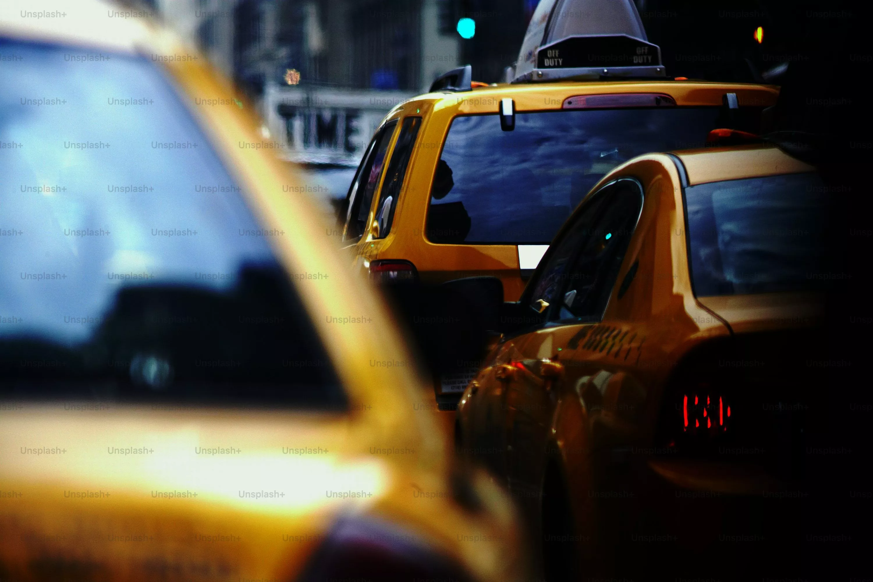 Yellow Taxi Picture. Download Free