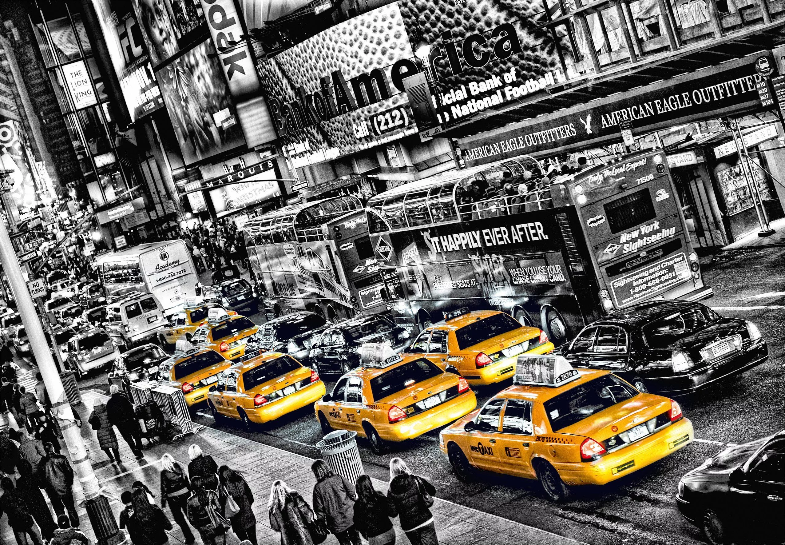 Photo Wallpaper New York Yellow Cabs
