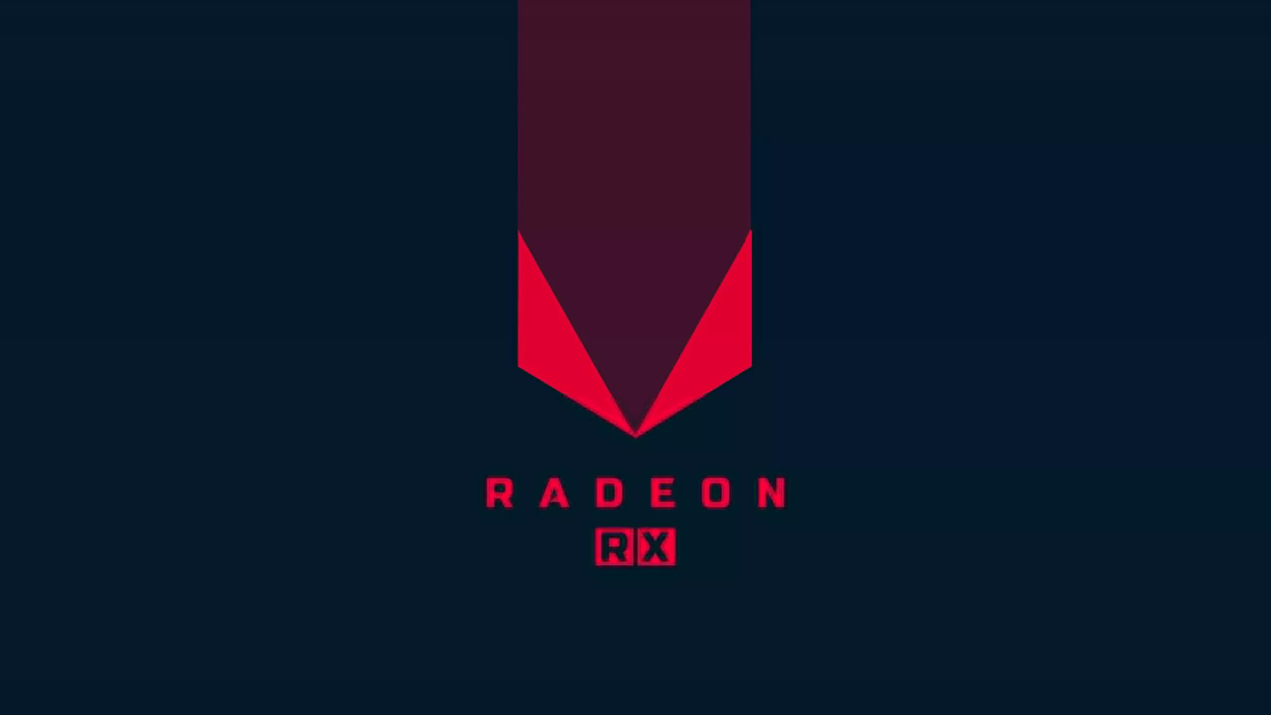 AMD Radeon RX. Desktop wallpaper. 2560x1440