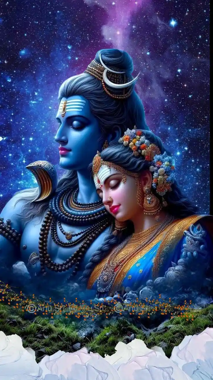 2024 Shiv Parvati Image, Photo