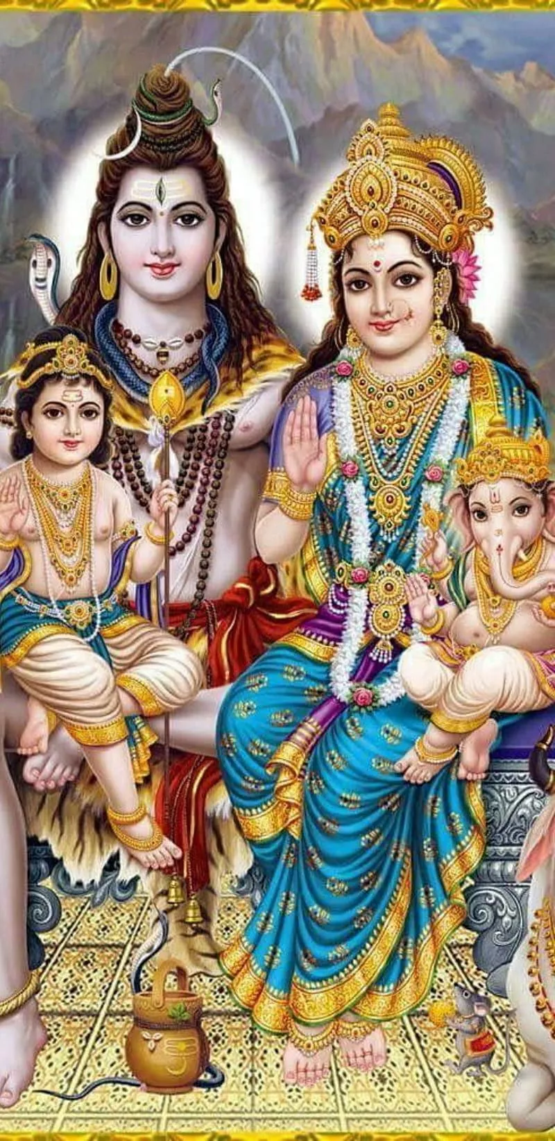 HD shiva parvati wallpaper