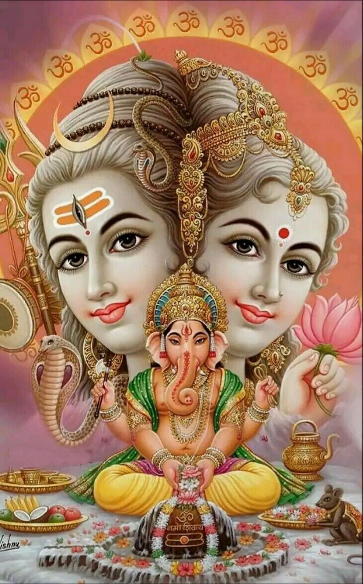 Download Festive Shiva Parvati Merged