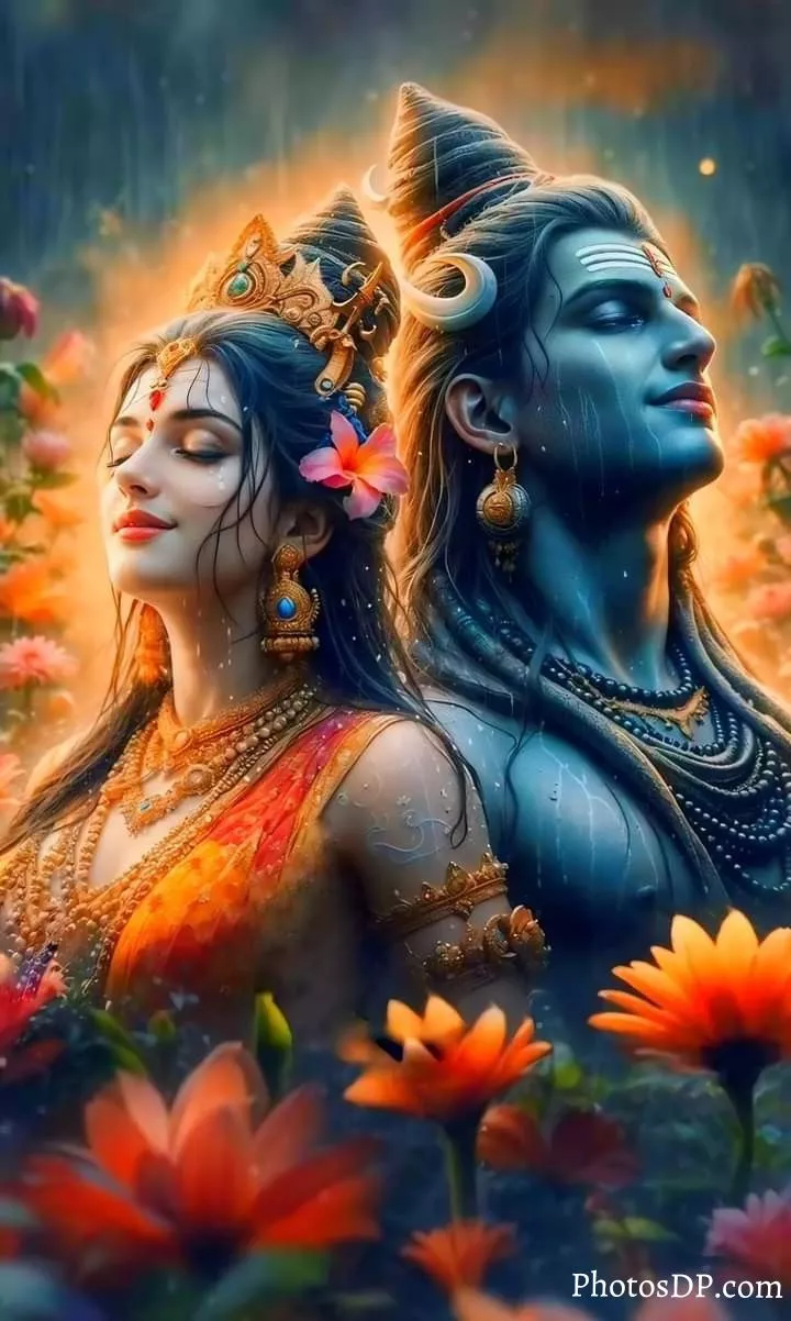 Shiv Parvati Love Image DP Photo