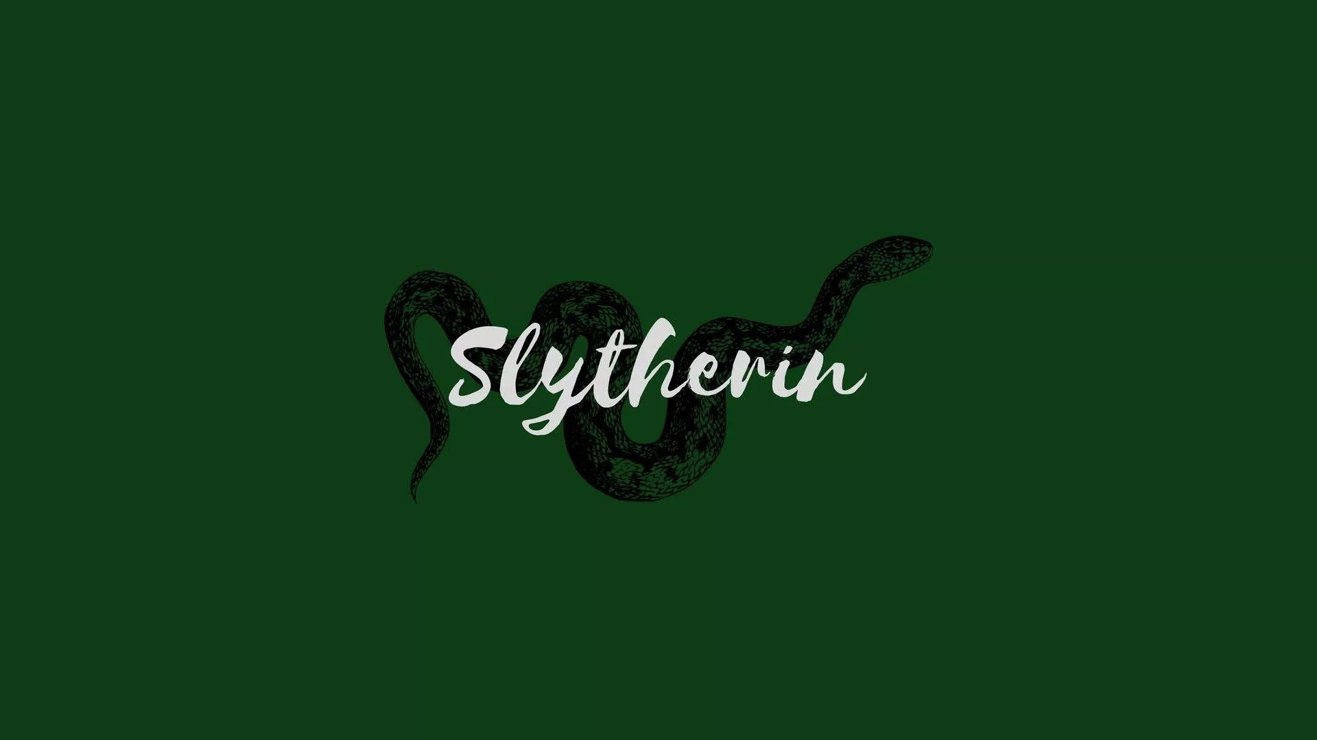 Slytherin Aesthetic Minimalist Poster