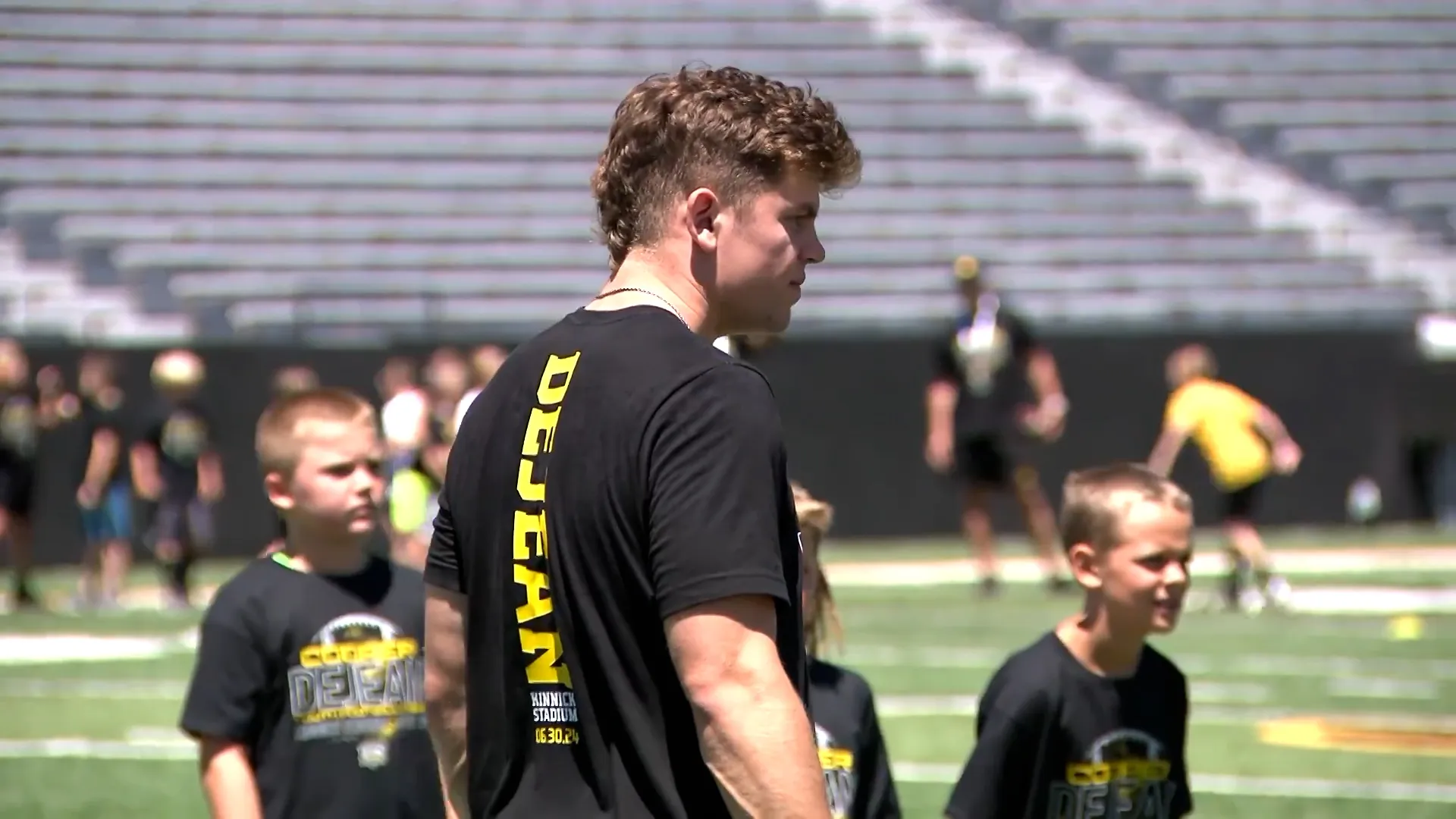 Cooper DeJean hosts youth football camp