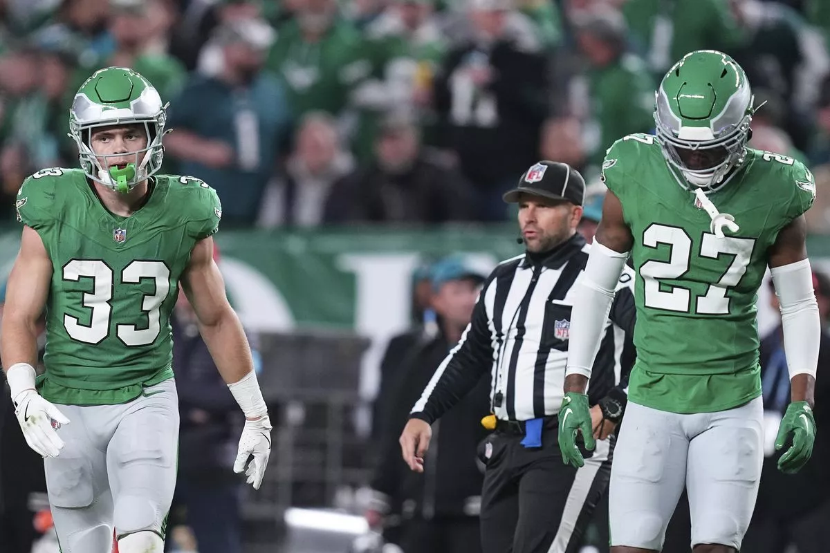 Quinyon Mitchell and Cooper DeJean