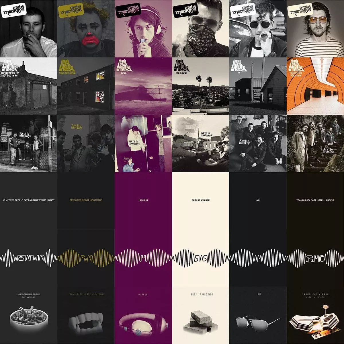 arctic monkeys album covers