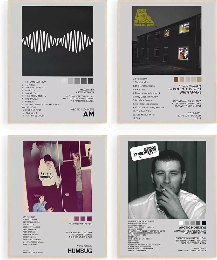 Album Covers Music Posters Set