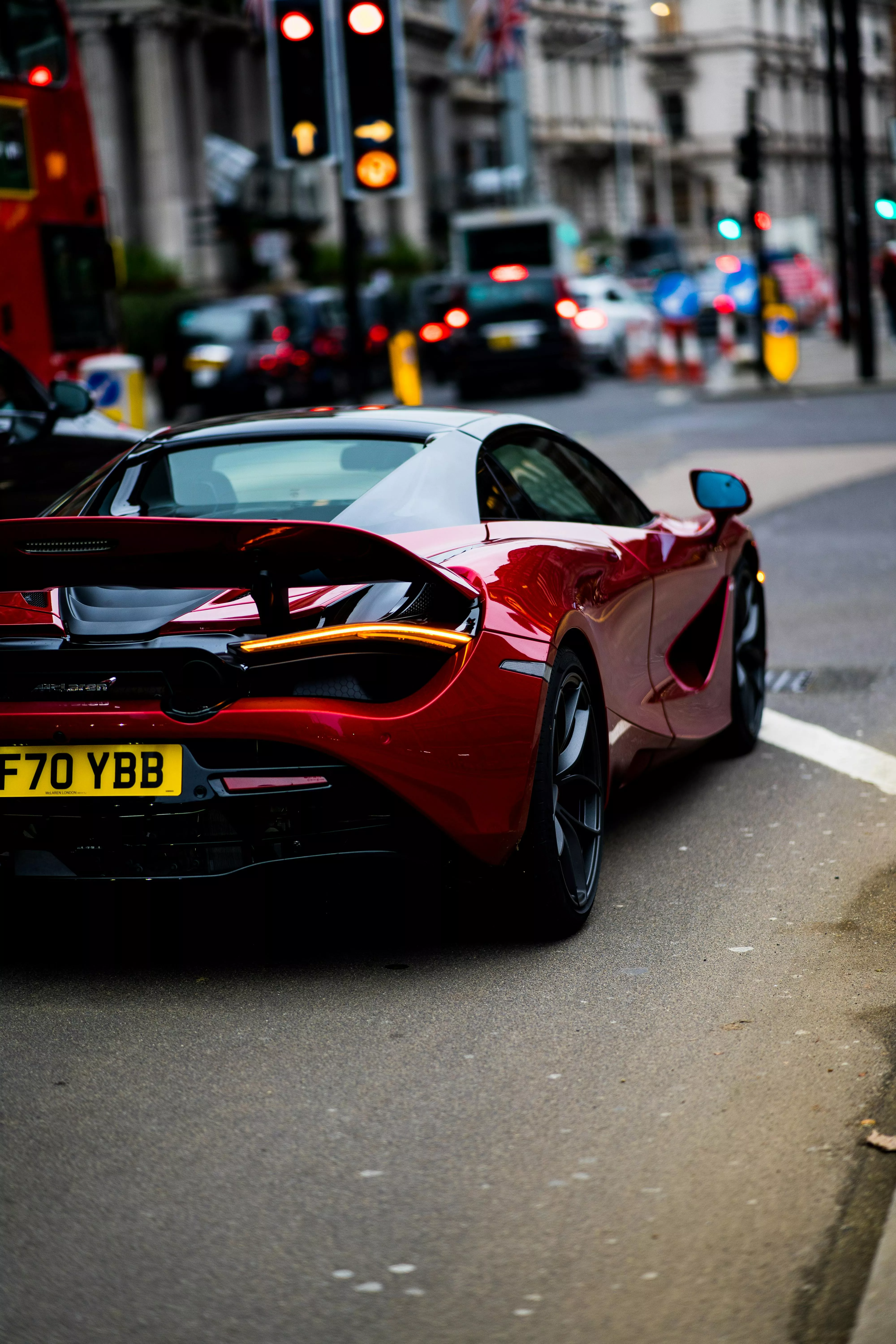 A Red Mclaren Supercar · Free
