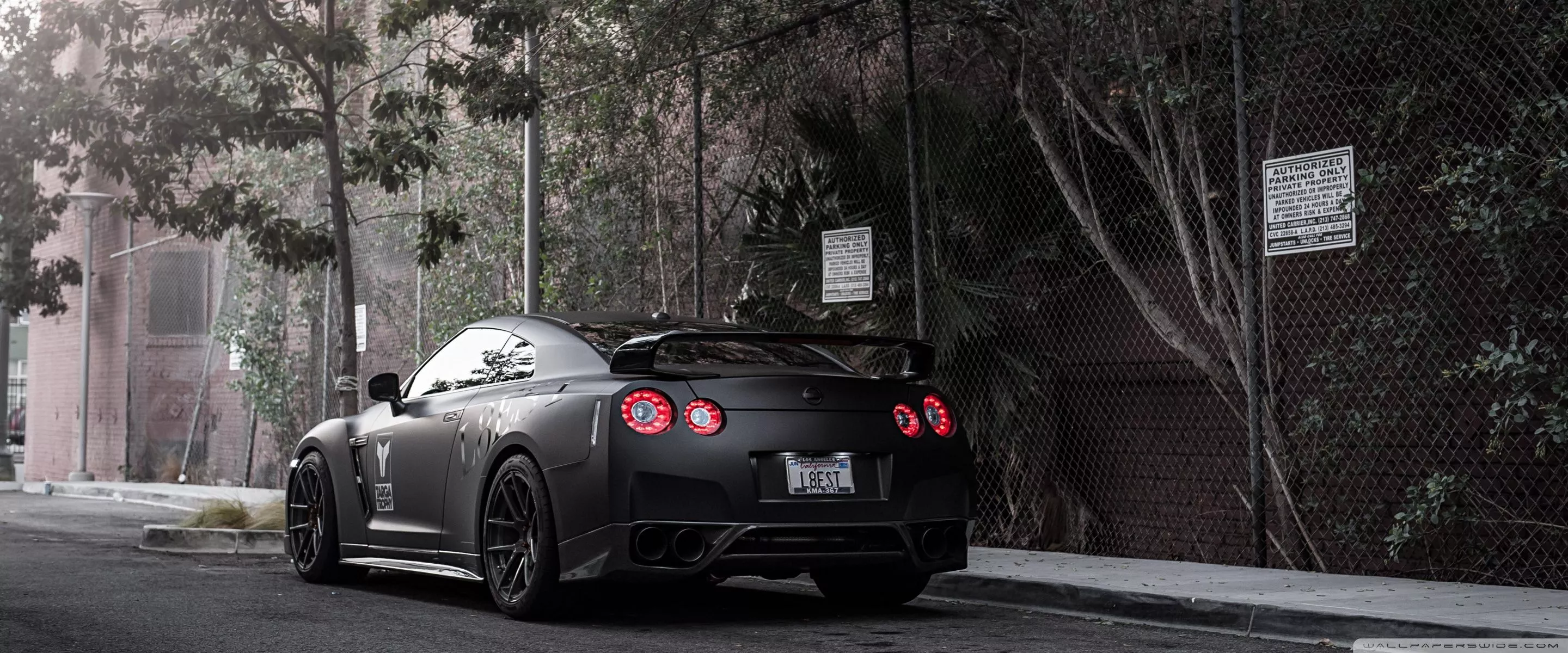 Nissan GT R Black Ultra HD Wallpaper