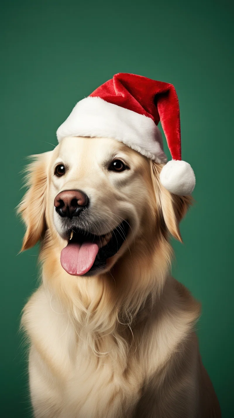 Christmas Dog Image. Free Photo, PNG