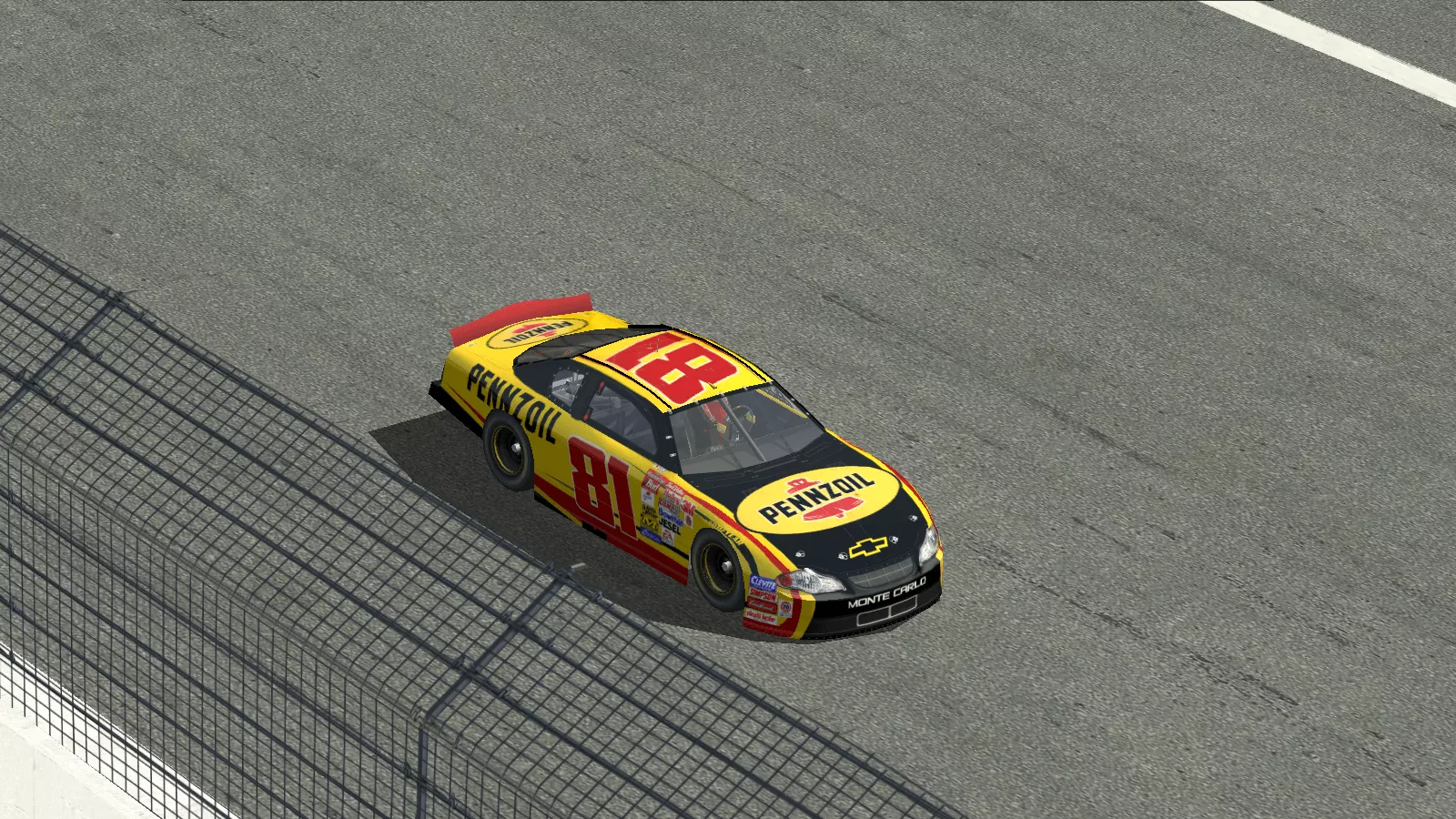 Kenny Wallace's 2001 Pennzoil Car