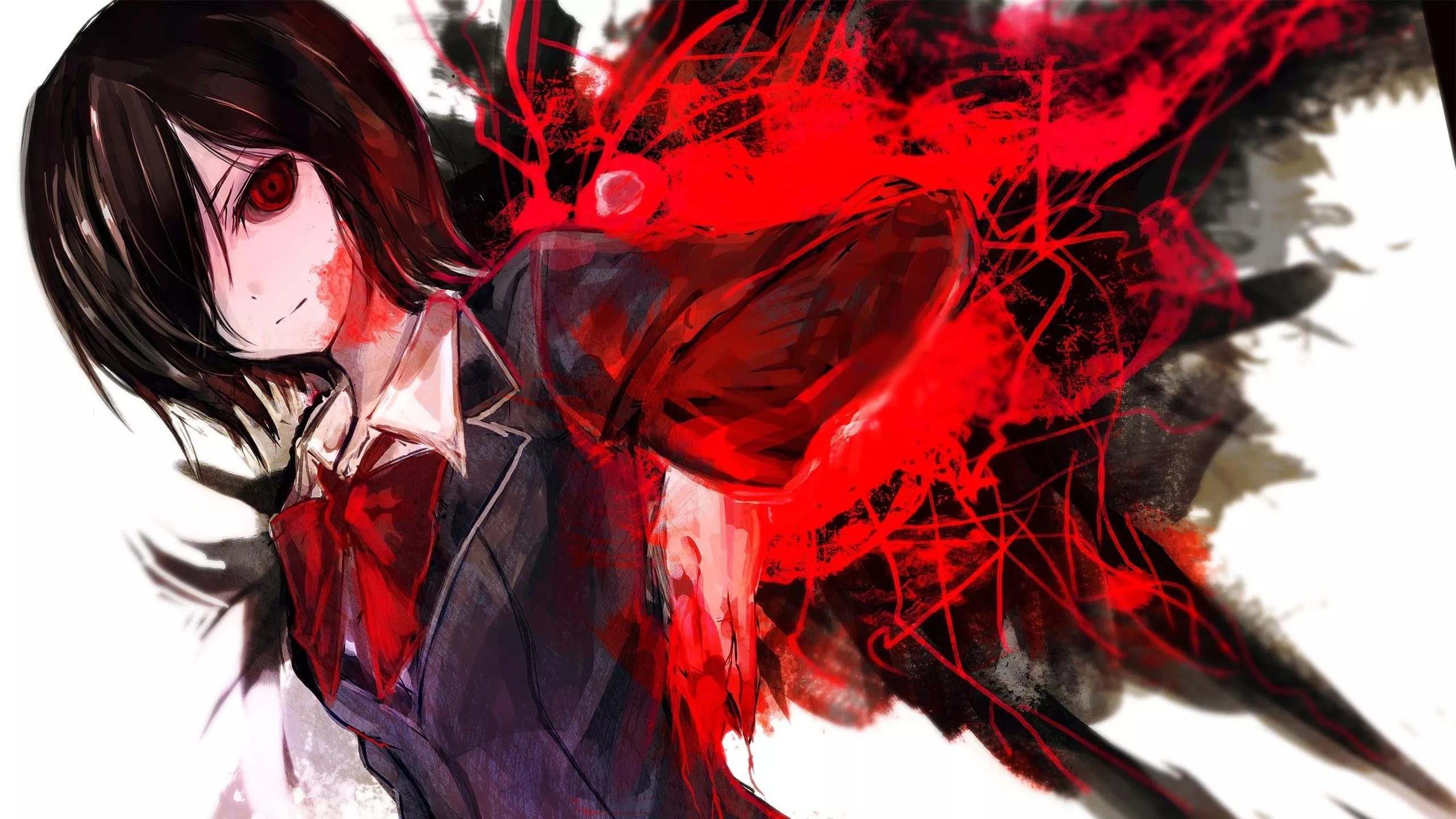 Black Haired Female Character Wallpaper