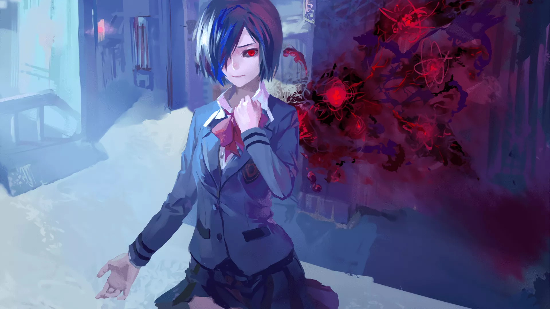 Touka Kirishima in Action Ghoul