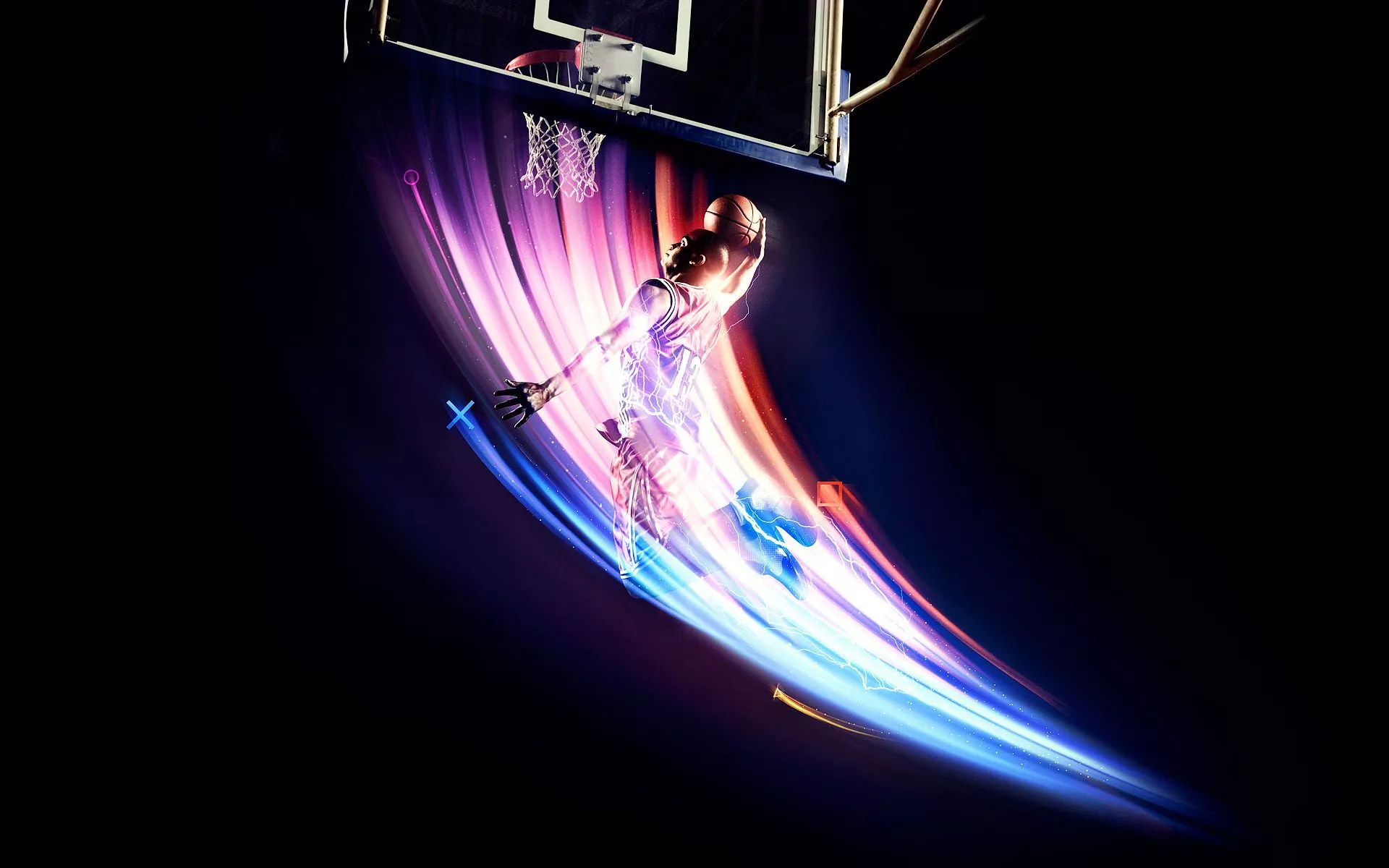 Dynamic Basketball HD Wallpaper