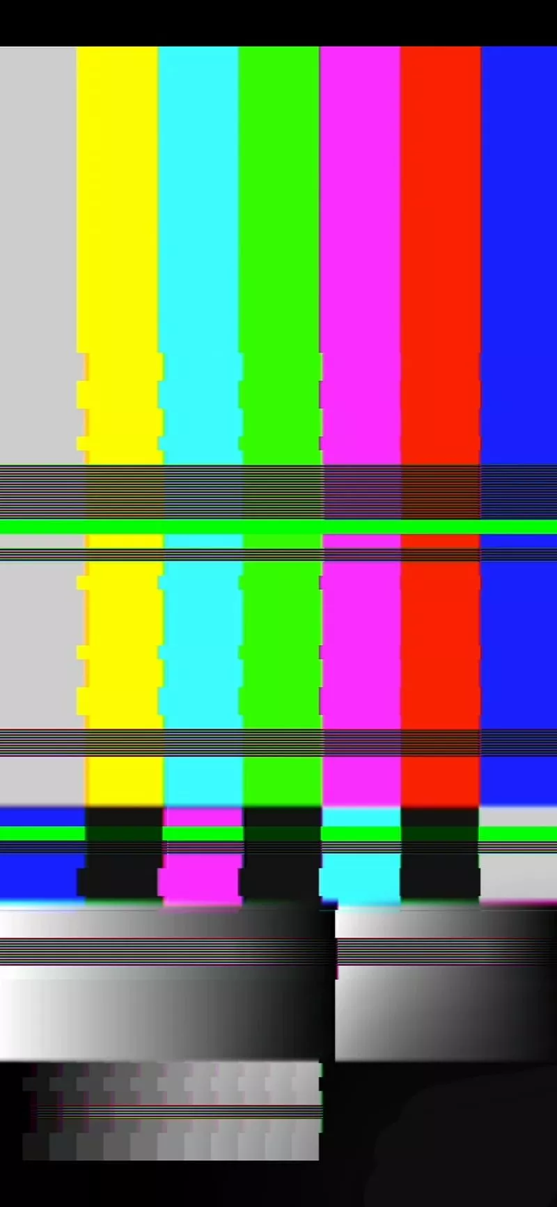 Glitch screen, HD phone wallpaper