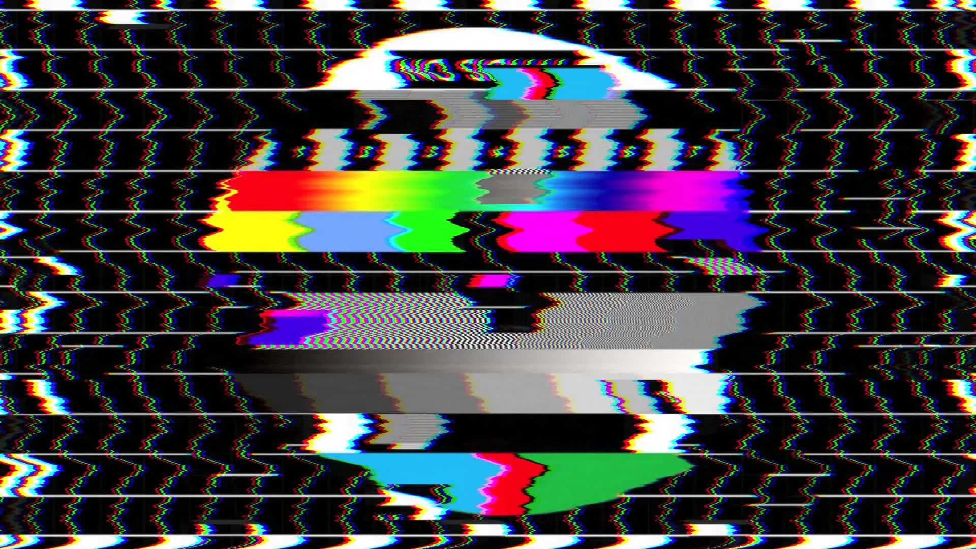 Mesmerizing Glitch Effect Background