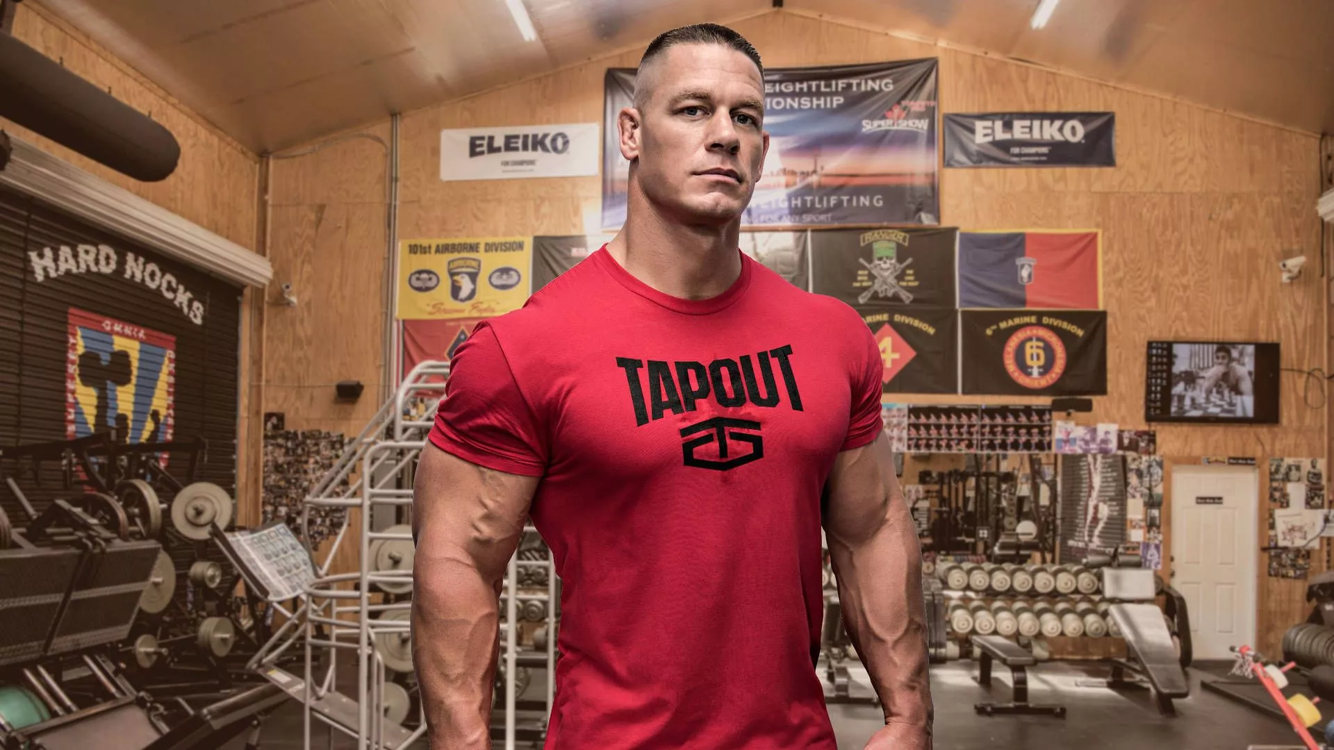 Download John Cena In Gym Wallpaper