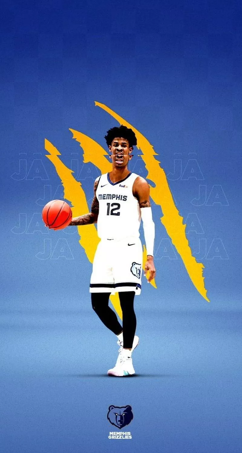 Ja Morant, grizzly, nba, HD phone