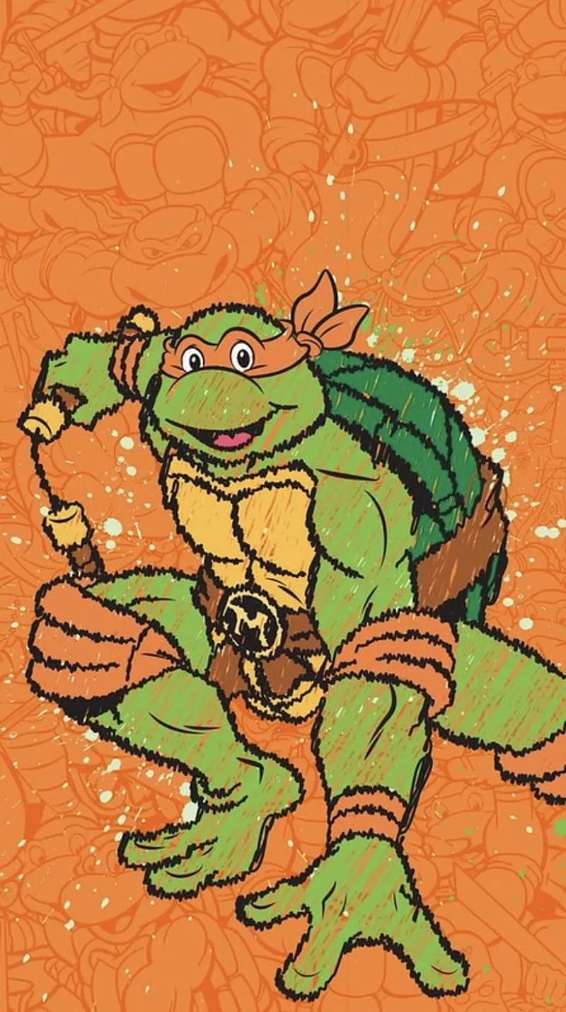 Michelangelo, ninja turtles, tmnt, HD