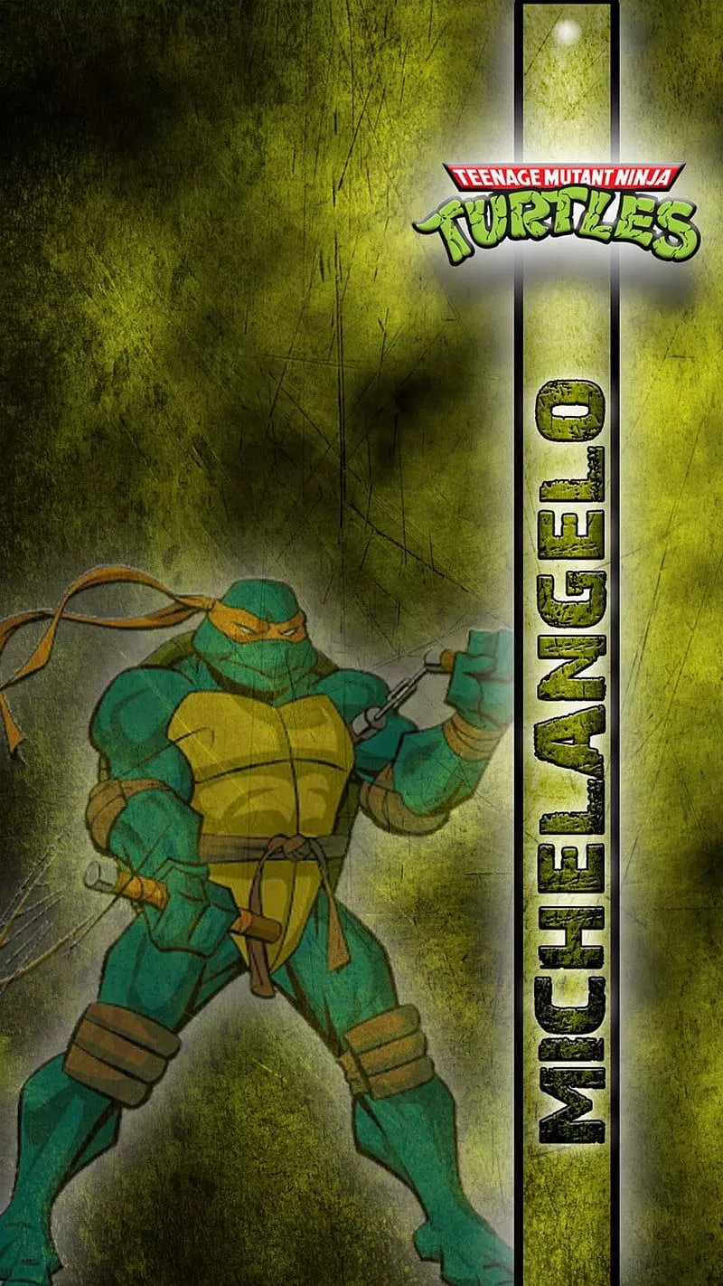 orange, tmnt, HD phone wallpaper