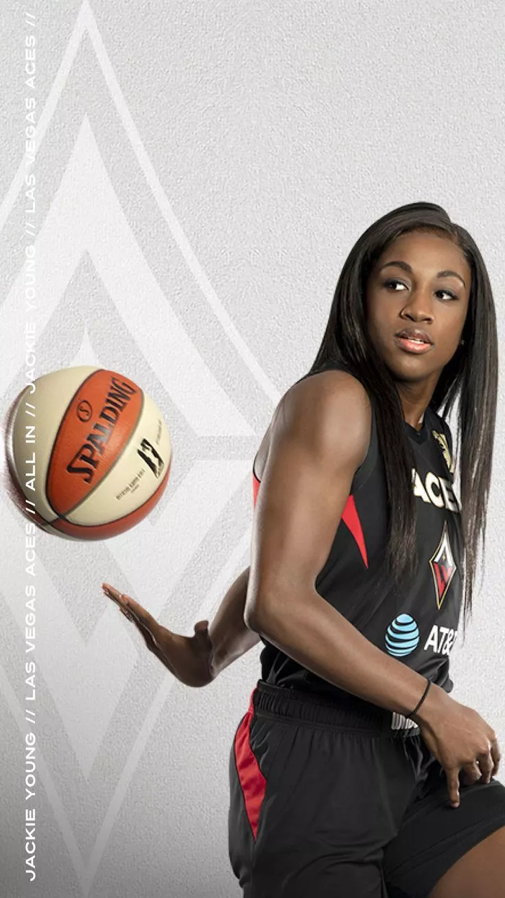 Jackie Young Basketball Wallpaper WNBA