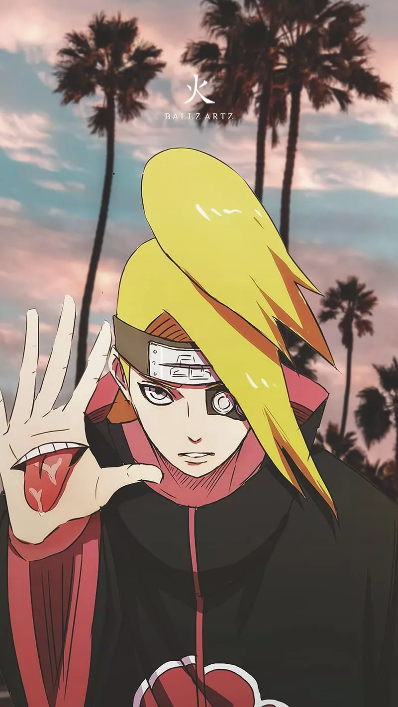 Deidara, aesthetic, akatsuki, naruto