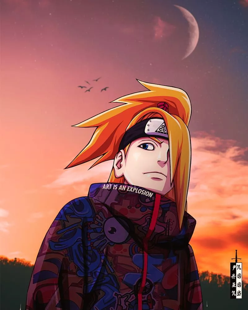 Deidara Akatsuki, akatsuki, anime