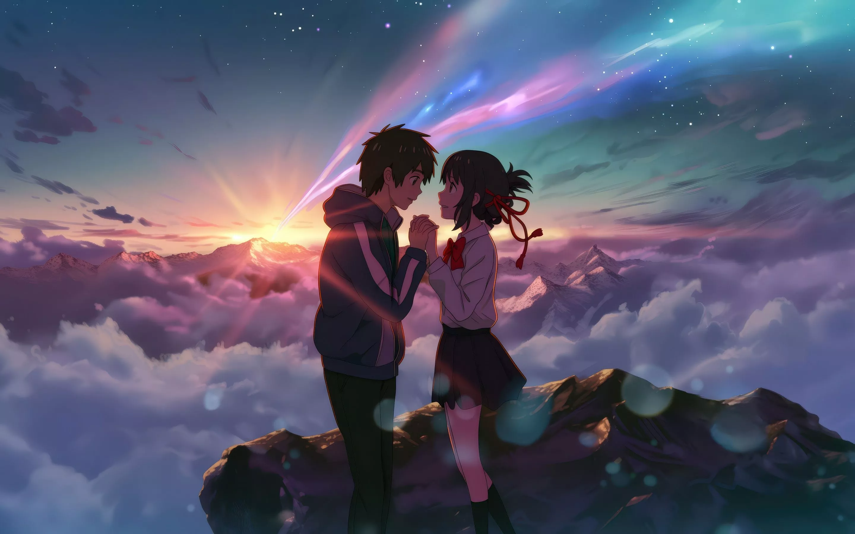 Kimi no Na wa Wallpaper 4K, Love couple