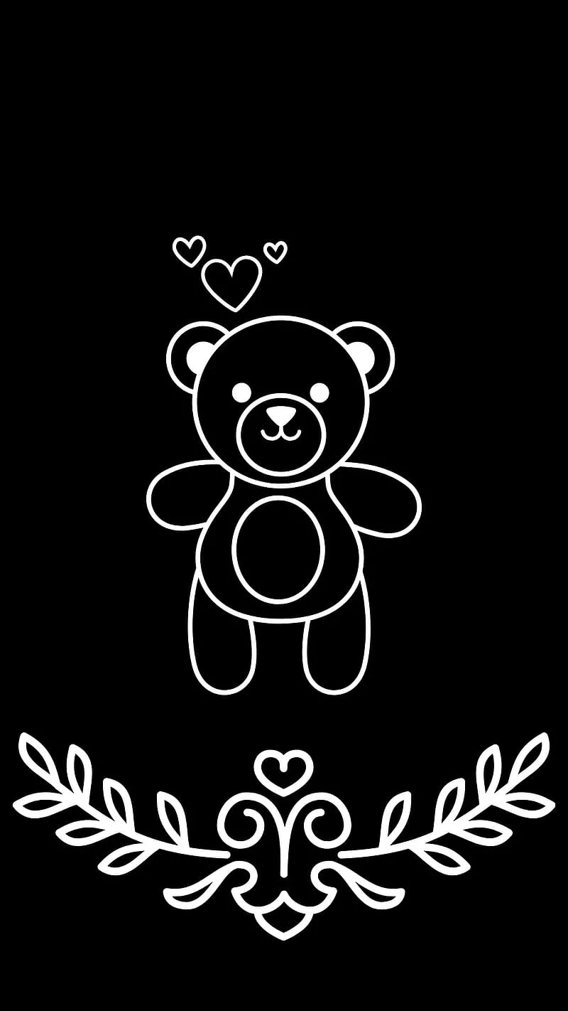 simple, teddy, HD phone wallpaper