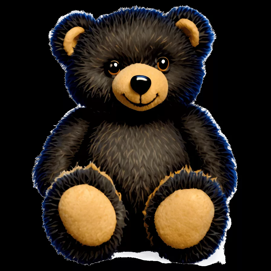 Download Black Teddy Bear Png Roo