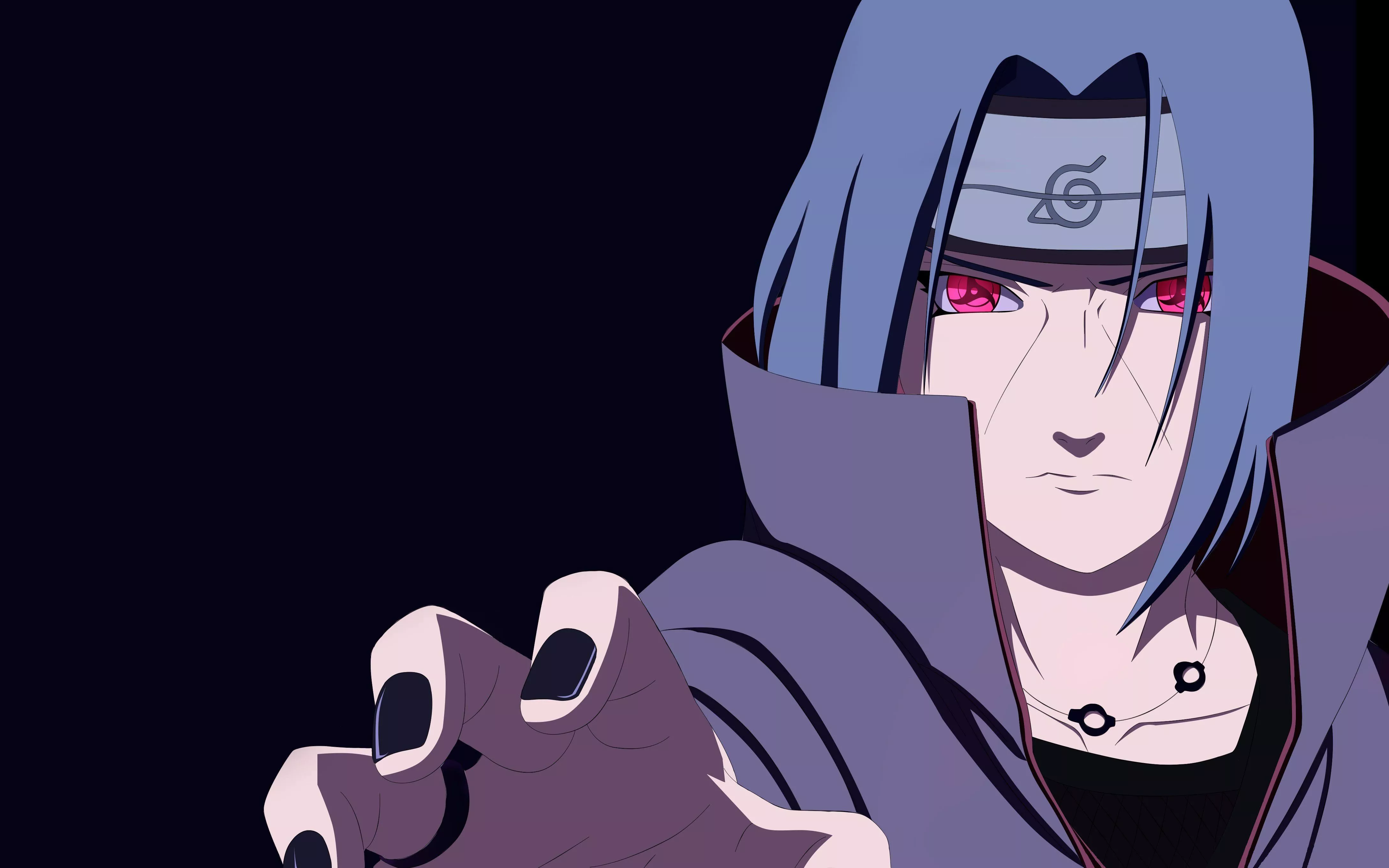 naruto, uchiha itachi, mangekyou