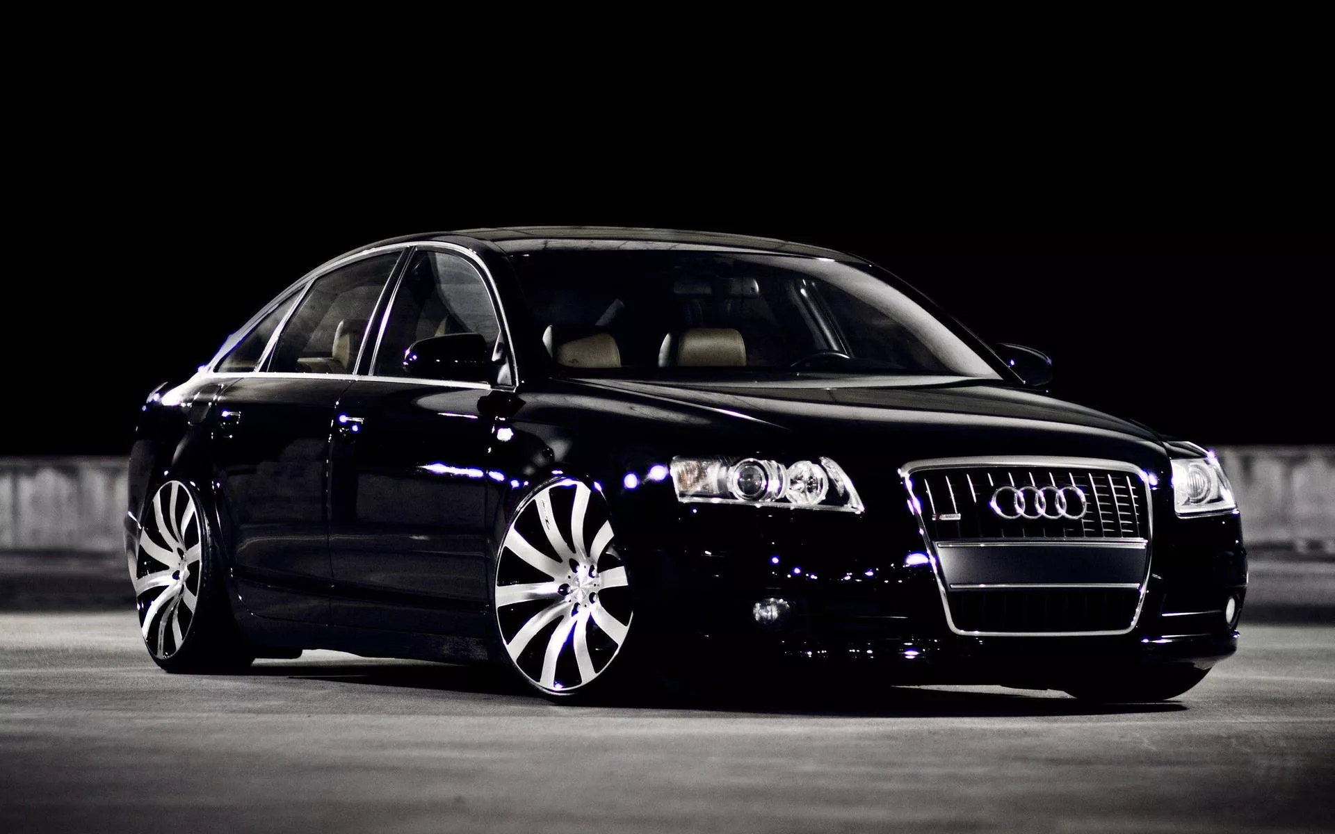 Audi A6 Black Edition Wallpaper