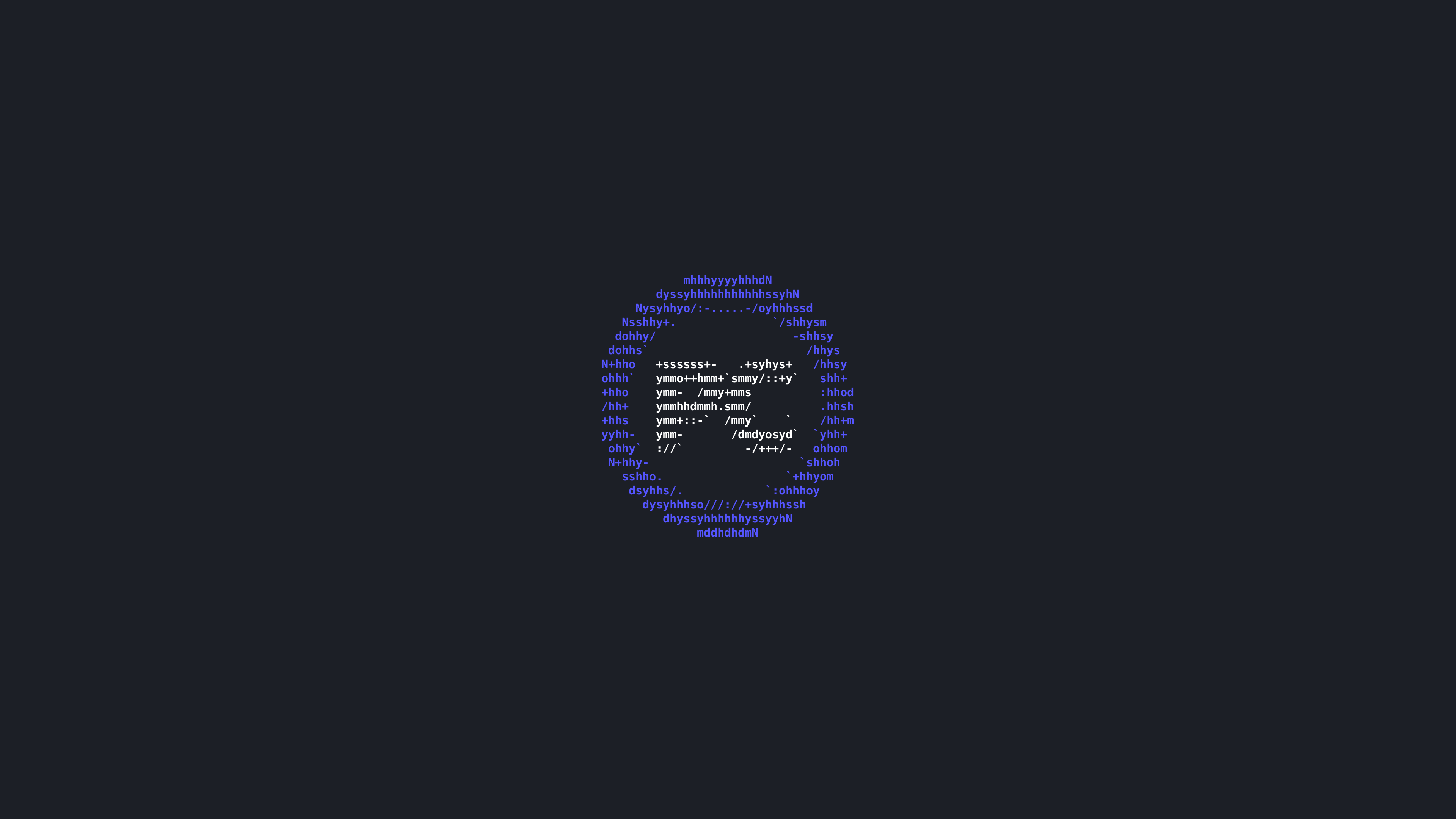 PCLinuxOS neofetch ASCII wallpaper