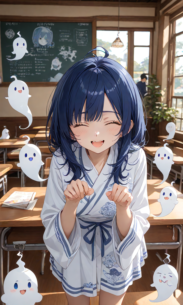 AI Art: Anna Yanami (ghost) yyy