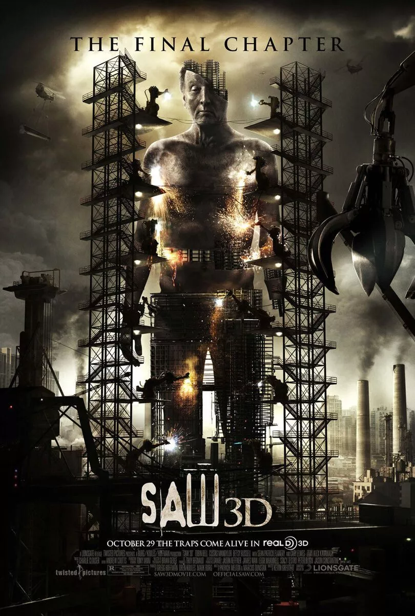 SAW 3D MOVIE POSTER 1 Sided ORIGINAL
