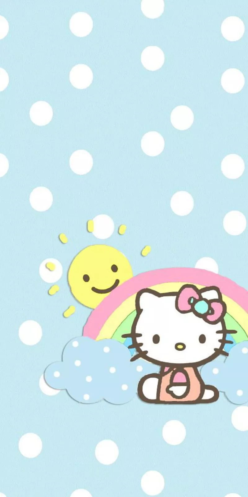 Hello kitty, art, hair, HD phone wallpaper