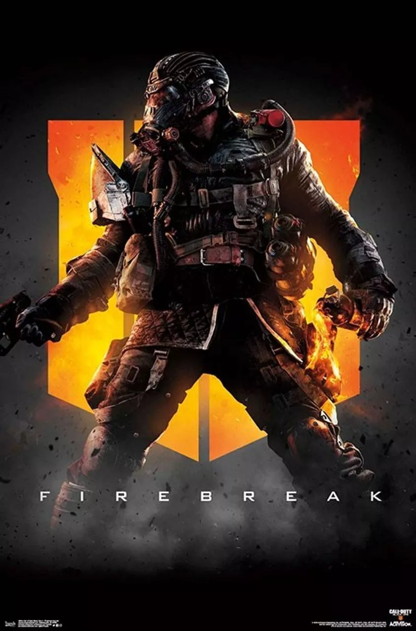 Call of Duty: Black Ops 4 Key Art Wall Poster, 14.725 inch x 22.375 inch, POD16834SEC