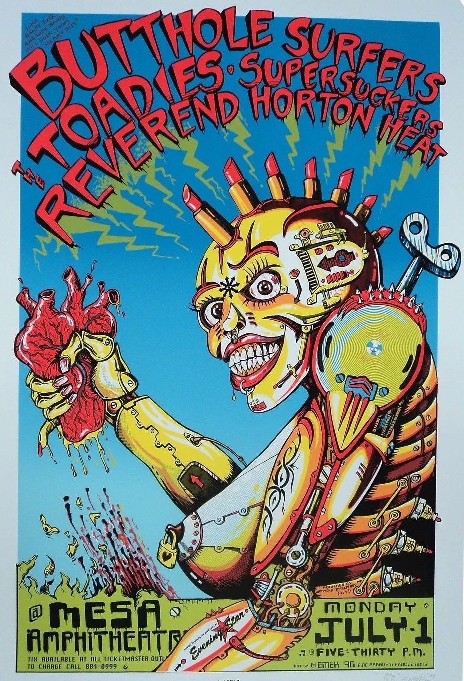 PÓSTERS DE BUTTHOLE SURFERS 3