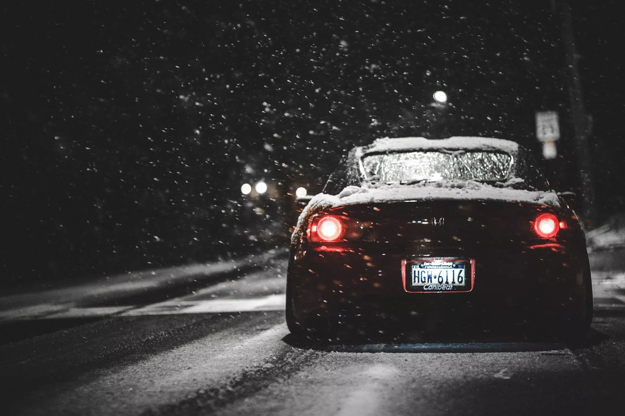 Wallpaper car, Honda, jdm, winter, snow